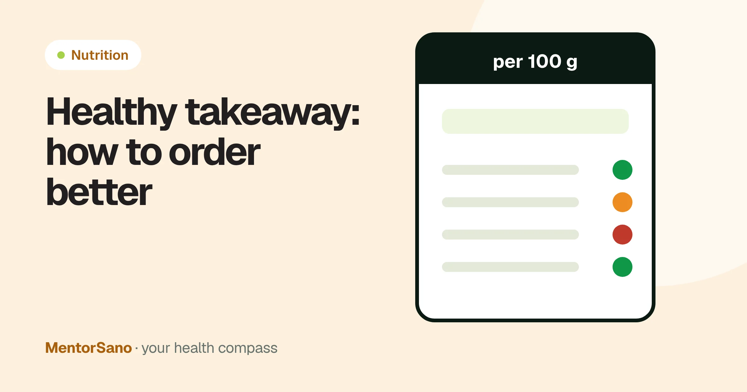 Healthy takeaway: how to order better when you order often